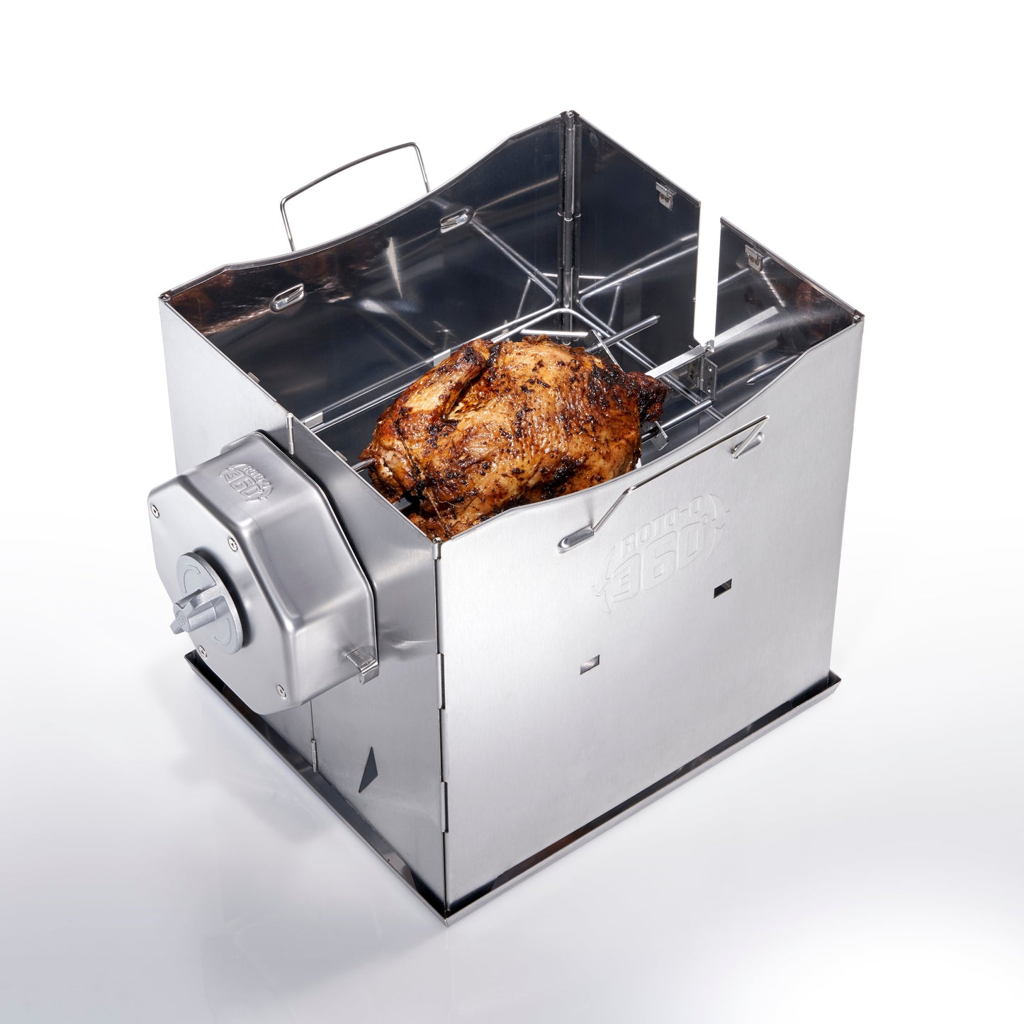outdoor fire rotisserie