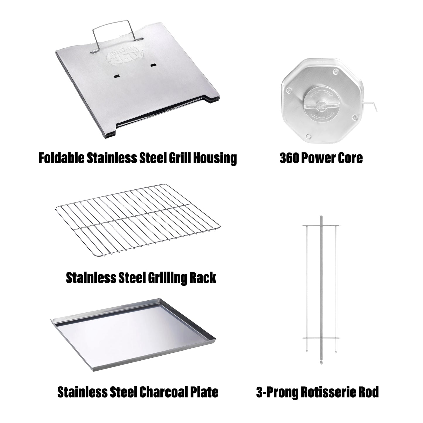 ROTO-Q 360™ Foldable Grill (Bundle)