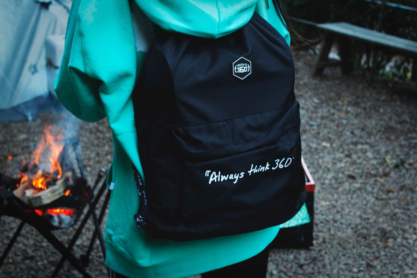 Roto-Q 360 Travel Drawstring Bag With Pockets