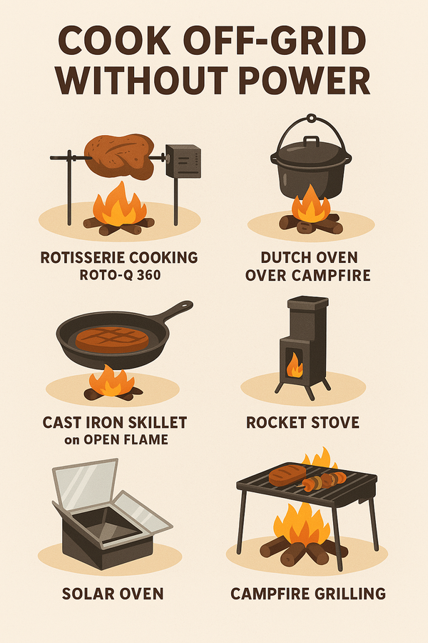 9 Ways to Cook Off-Grid Without Power