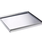 Stainless steel drip tray for the ROTO-Q 360 Foldable Grill