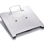 Folded stainless steel ROTO-Q 360 Foldable Grill frame