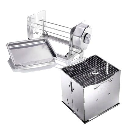 ROTO-Q 360™ Basic Set + Foldable Grill (Bundle)