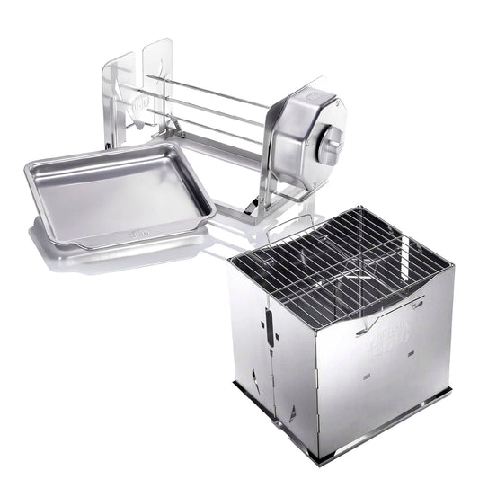 ROTO-Q 360™ Basic Set + Foldable Grill (Bundle)