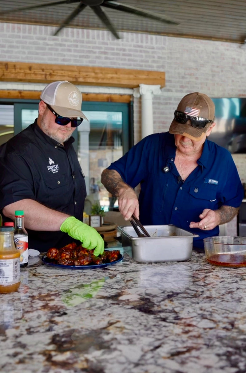 Step 6 — Sauce the Wings: Toss the hot wings in the prepared wing sau
