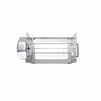 Top view of a stainless steel ROTO-Q 360 rotisserie unit 
