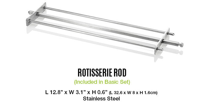 ROTO-Q 360 3-Prong Rotisserie Rod