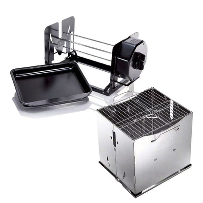 ROTO-Q 360™ Basic Set + Foldable Grill (Bundle)