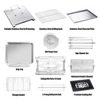 Labeled components and accessories of the ROTO-Q 360 PitMaster