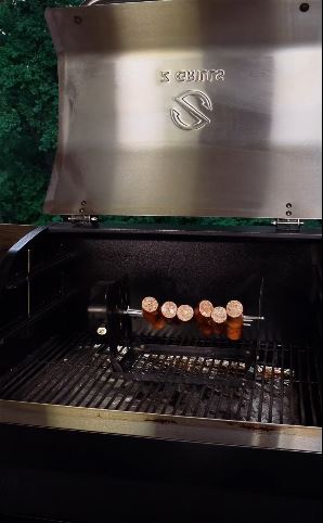 Step 4 — Start Cooking: Insert the three-prong attachment with the sa