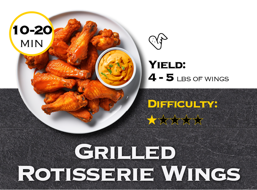 Grilled Rotisserie Wings