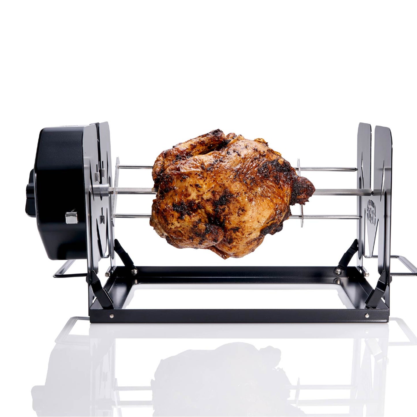 Rotoq360 best portable non-electric self-rotating rotisserie