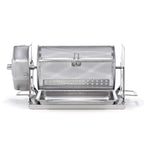 ROTO-Q 360 rotisserie with basket (Round) attachment and drip tray